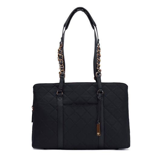 The No. 5 Classic 15” Laptop Tote - Francine Collections