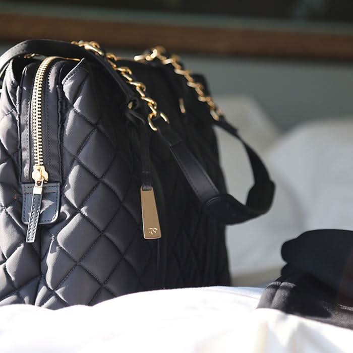 The No. 5 Classic 15” Laptop Tote - Francine Collections