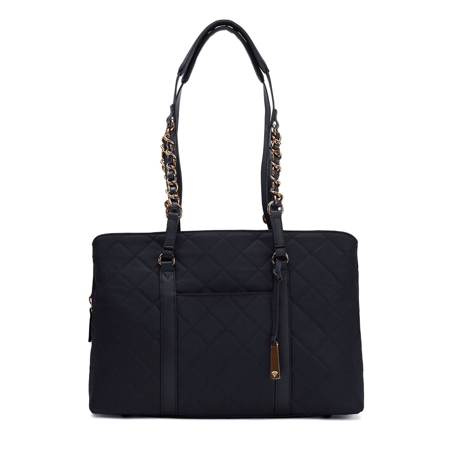 The No. 5 Classic 15” Laptop Tote - Francine Collections
