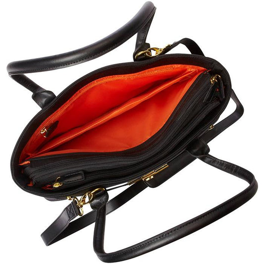 Thoroughbred Zippered Laptop Bag 16" - Francine Collections